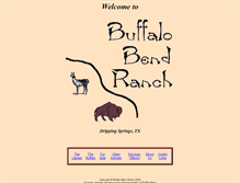 Tablet Screenshot of buffalobendranch.com